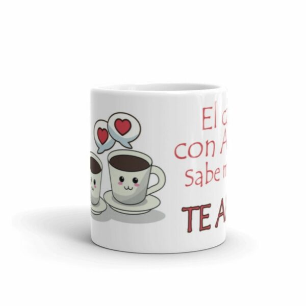 TAZA SAN VALENTIN EL CAFÉ CON AMOR SABE MEJOR