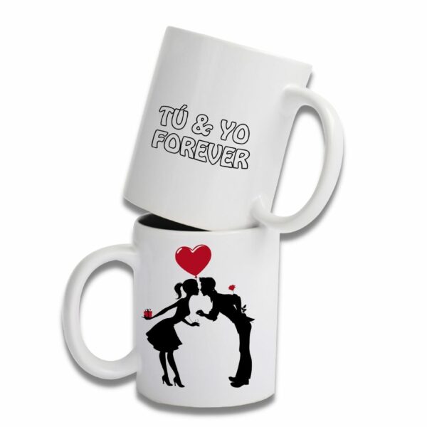 TAZA SAN VALENTÍN TU&YO FOREVER