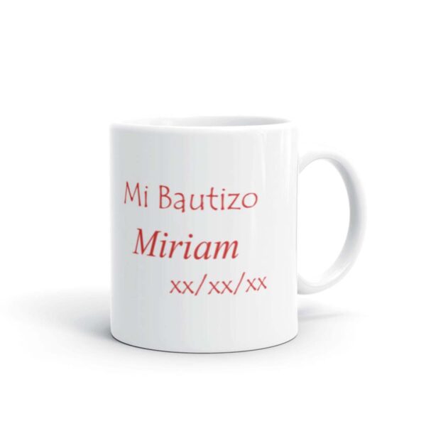 TAZA BAUTIZO NIÑA CIGÚEÑA