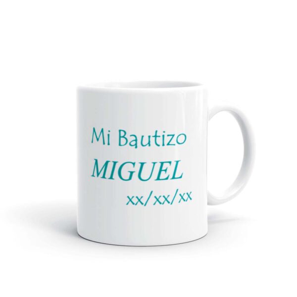 TAZA BAUTIZO NIÑO CIGÜEÑA