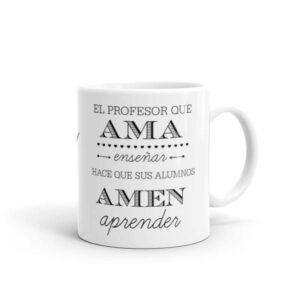 TAZA PROFESOR AMA ENSENAR