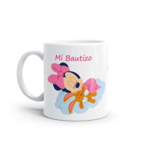 TAZA BAUTIZO MINNIE BEBÉ