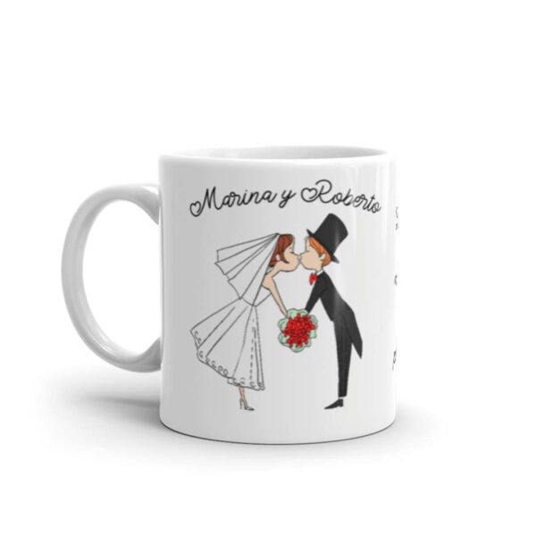 TAZA BODA BESO