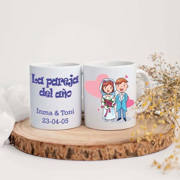 TAZA BODA LA PAREJA DEL AÑO