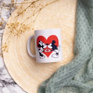 TAZA BODA MICKEY Y MINNIE