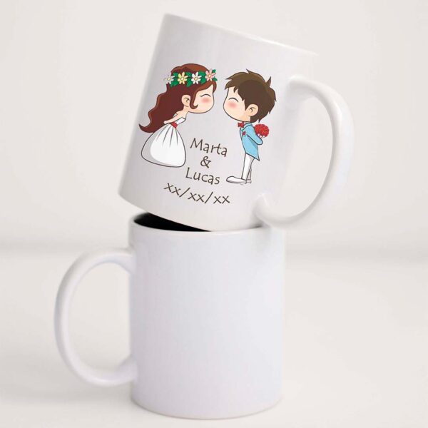 TAZA BODA MIRADAS