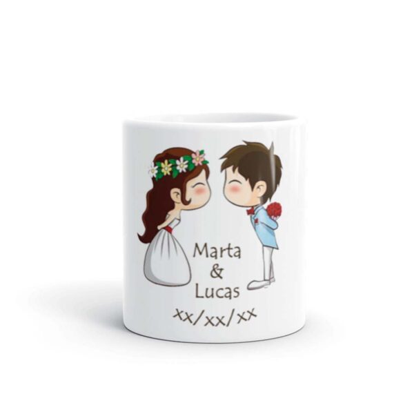 TAZA BODA MIRADAS