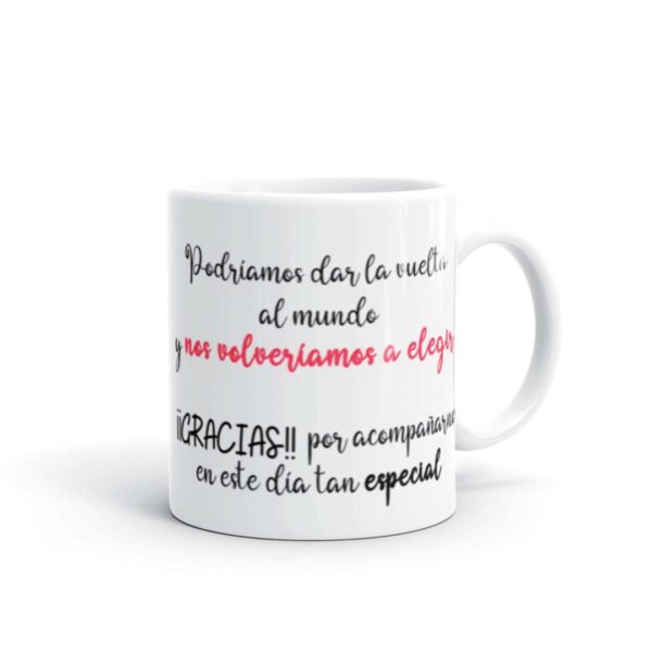 TAZA BODA NOS VOLVERÍAMOS A ELEGIR