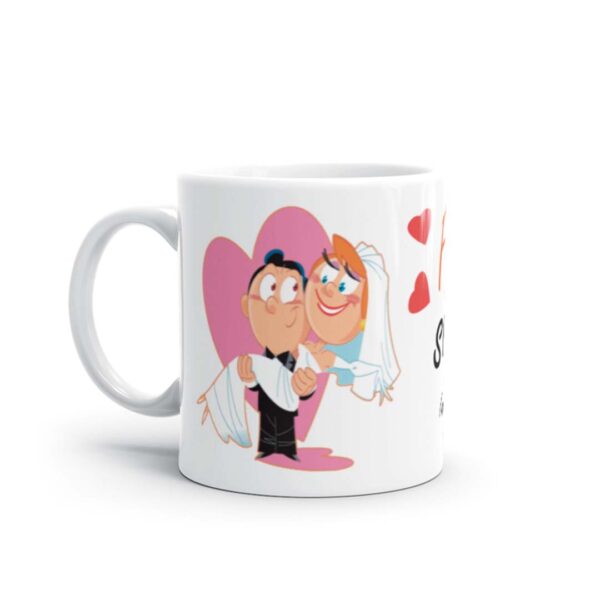 TAZA BODA BESO