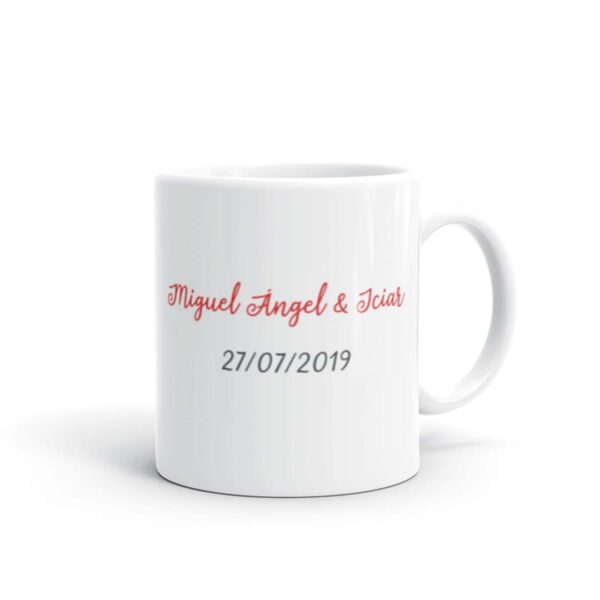 TAZA BODA NOVIOS VITAGE