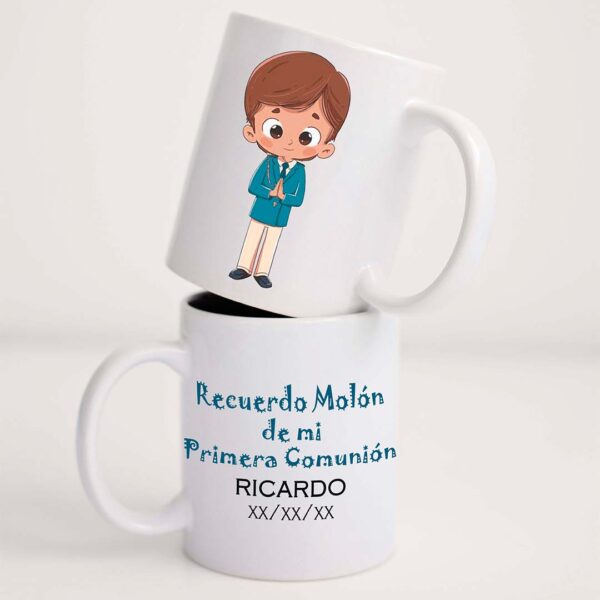 TAZA COMUNIÓN RECUERDO MOLÓN NIÑO