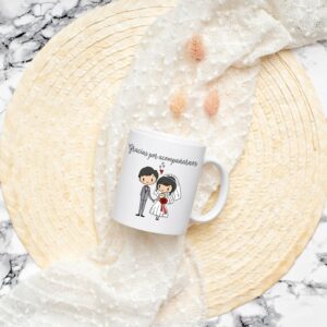 TAZA BODA NOVIOS VITAGE